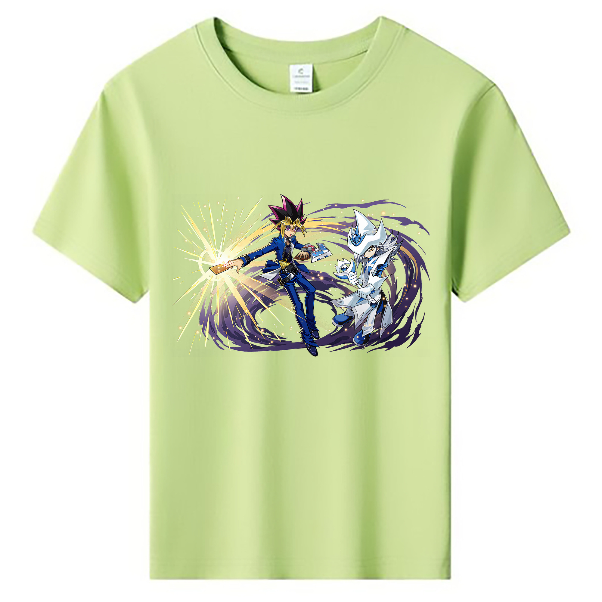 （画像用） 遊☆戯☆王 Yu-Gi-Oh! 綿100％キッズTシャツ（フロントプリント）